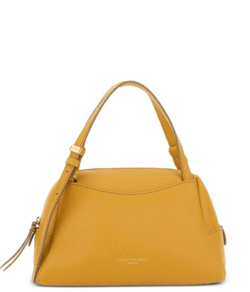 Мини-сумка в зернистой коже GIANNI CHIARINI DEA 11525 горчичная