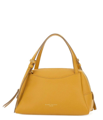 Мини-сумка в зернистой коже GIANNI CHIARINI DEA 11525 горчичная
