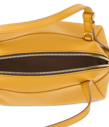 Мини-сумка в зернистой коже GIANNI CHIARINI DEA 11525 горчичная