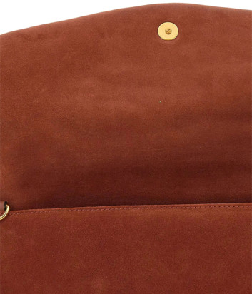 Элегантный клатч GIANNI CHIARINI MIREA 12031 из мягкой замши терракотовый