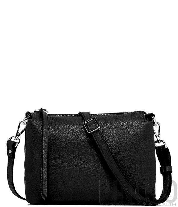 Кожаная сумка через плечо GIANNI CHIARINI THREE 4362 черная