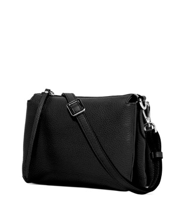 Кожаная сумка через плечо GIANNI CHIARINI THREE 4362 черная