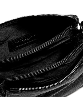Кожаная сумка через плечо GIANNI CHIARINI THREE 4362 черная