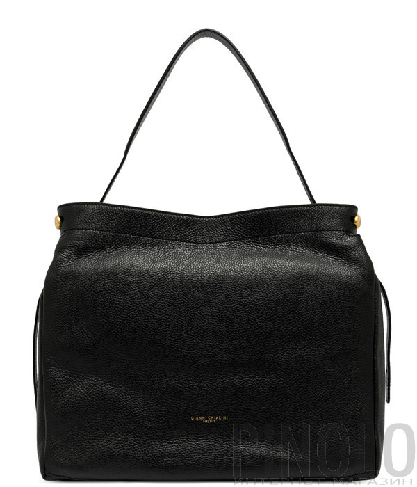 Вместительная сумка GIANNI CHIARINI OTTAVIA 11292 с регулируемой ручкой черная