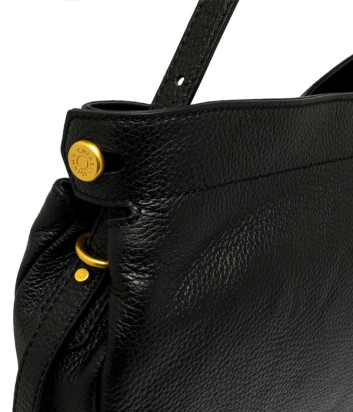 Вместительная сумка GIANNI CHIARINI OTTAVIA 11292 с регулируемой ручкой черная