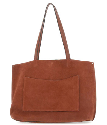 Большая сумка GIANNI CHIARINI EGLE 11485 из мягкой замши терракотовая