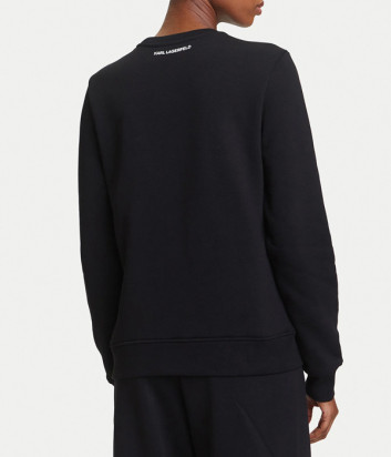 Спортивный костюм KARL LAGERFELD A3W20010-A3W10009 с аппликацией черный