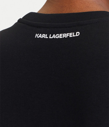 Спортивный костюм KARL LAGERFELD A3W20010-A3W10009 с аппликацией черный