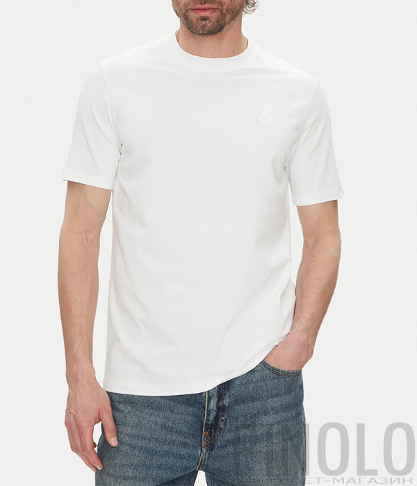 Мужская футболка KARL LAGERFELD 755750 500221 белая