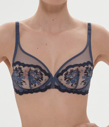Бюстгальтер із м'якою чашкою SIMONE PERELE INTRIGUE 1E2319 синій