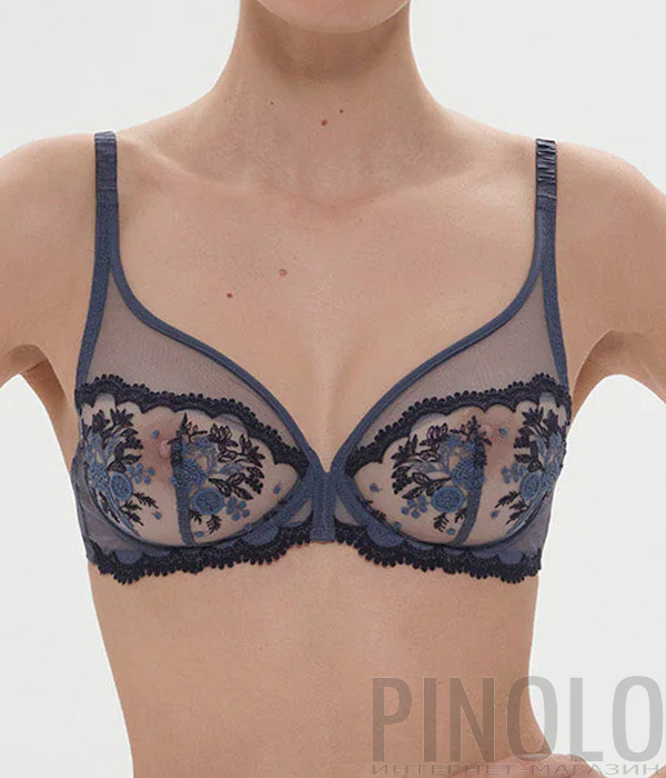 Бюстгальтер із м'якою чашкою SIMONE PERELE INTRIGUE 1E2319 синій