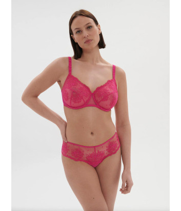 Кружевные бразильяны SIMONE PERELE INTRIGUE 1E2630 низкой посадки розовые