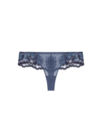 Кружевные трусики-танга SIMONE PERELE INTRIGUE 1E2710 синие