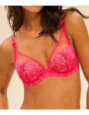 Бюстгальтер із м'якою чашкою SIMONE PERELE WISH 12B319 малиновий