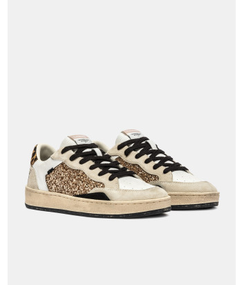 Женские кроссовки CRIME LONDON CHELSEA 25206AA8 с глиттером бежевые