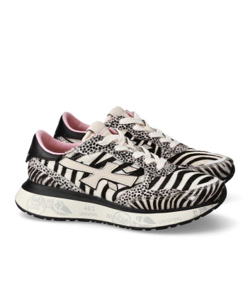 Женские кроссовки PREMIATA LAURYN 7780 с анималистичным принтом