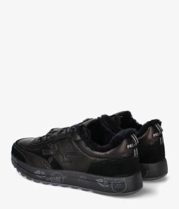 Мужские кроссовки PREMIATA NOUS 7732M на меху черные