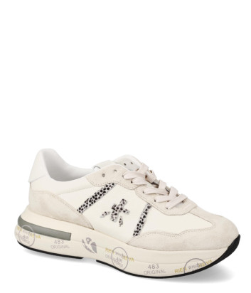 Женские кроссовки PREMIATA CASSIE 7682К молочные