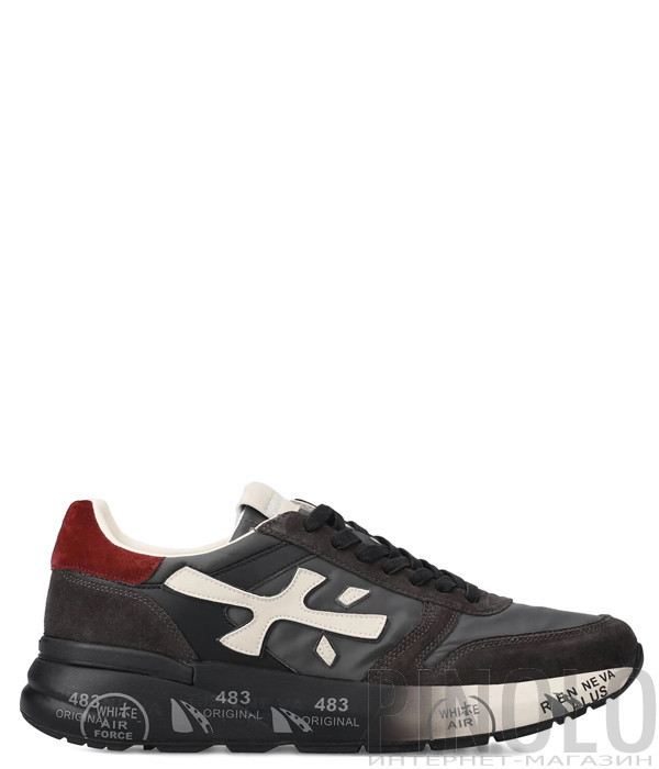 Шкіряні кросівки PREMIATA MICK 7719 сірі Шкіряні кросівки PREMIATA MICK 7719 сірі