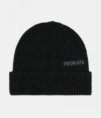 Шапка із вовни PREMIATA HALTA 09 антрацитова Шапка із вовни PREMIATA HALTA 09 антрацитова