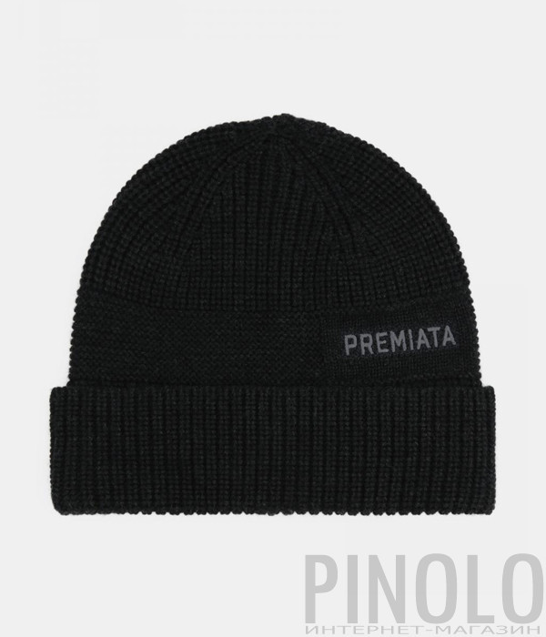 Шапка из шерсти PREMIATA HALTA 09 антрацитовая