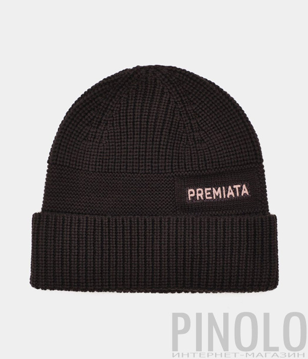 Шапка з вовни PREMIATA HALTA 09 коричнева Шапка з вовни PREMIATA HALTA 09 коричнева