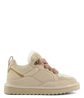 Замшеві кросівки з великими шнурками COLORS OF CALIFORNIA HC.F25.YW261 бежеві Замшеві кросівки з великими шнурками COLORS OF CALIFORNIA HC.F25.YW261 бежеві