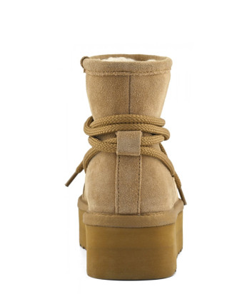 Замшевые ботинки на платформе COLORS OF CALIFORNIA HC.F25.YWPLA12 карамельные