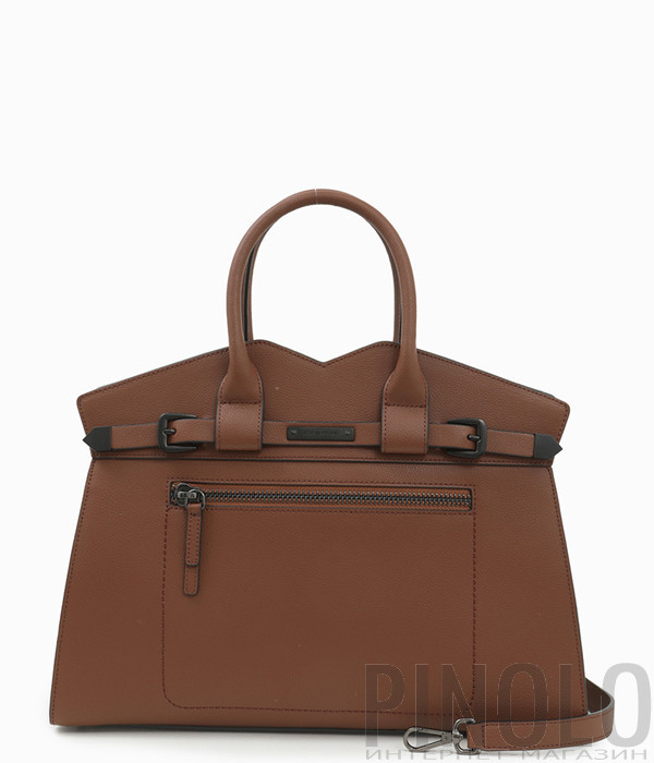 Сумка с элегантными пряжками CROMIA Alexandra 1406113 ореховая