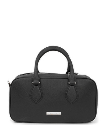 Кожаная сумка багет CROMIA 1406049 черная