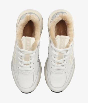 Женские кроссовки на меху PREMIATA MOERUND 7798M белые