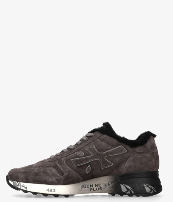 Мужские кроссовки на меху PREMIATA MICK 7067NM серые