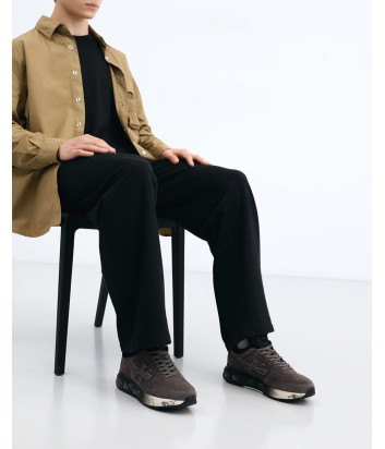 Мужские кроссовки на меху PREMIATA MICK 7067NM серые