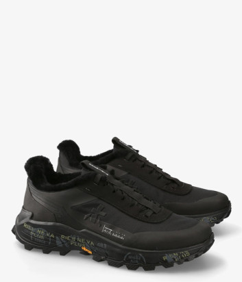 Мужские кроссовки на меху PREMIATA DEVIN 433M черные