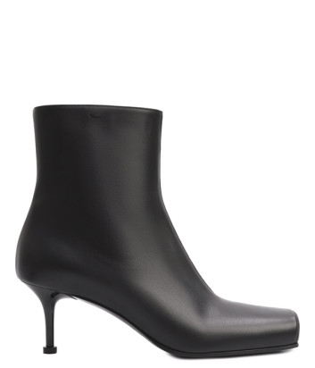 Кожаные ботильоны с квадратным носком PREMIATA M7201 черные