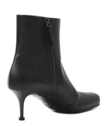 Кожаные ботильоны с квадратным носком PREMIATA M7201 черные