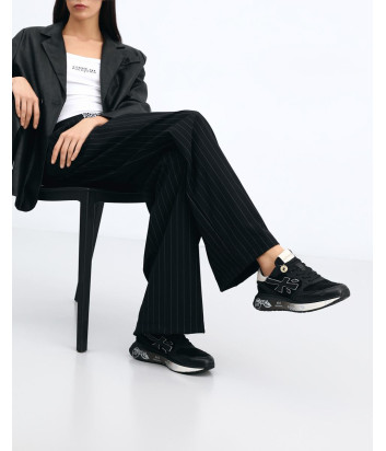 Кожаные кроссовки PREMIATA LAURYN 7803 черные