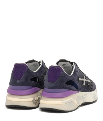 Кожаные кроссовки PREMIATA MOERUND MOERUND 7794 синие