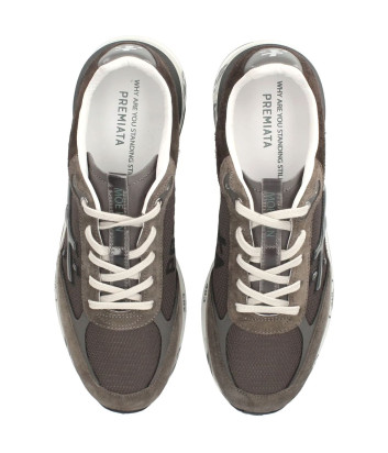 Замшевые кроссовки PREMIATA MOERUN 6446 коричневые