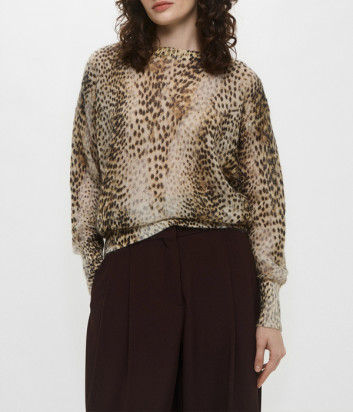 Джемпер TWINSET 252TT3501 з леопардовим принтом