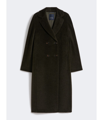 Двубортное пальто из шерсти и альпаки 'S Max Mara ROSANNA зелёное