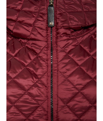 Короткая двухсторонняя куртка с капюшоном Max Mara The Cube LEO красная