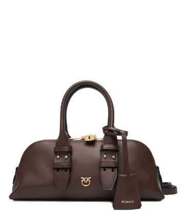 Сумка - багет у гладкій шкірі PINKO Escape Bag 105334 коричнева