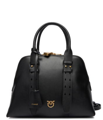 Шкіряна сумка PINKO Escape Bag 105906 середнього розміру чорна