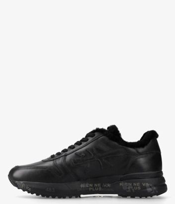 Мужские кроссовки PREMIATA MICK 1453NM на меху черные