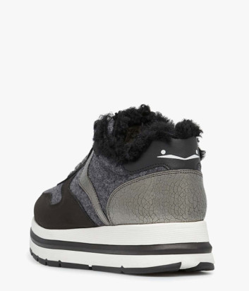 Кроссовки на меху VOILE BLANCHE Maran Fur 2015235021A16 черные