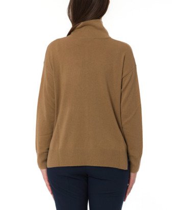 Свитер из пряжи шерсть и кашемир WEEKEND Max Mara SCRIVIA карамельный