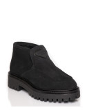 Замшевые полуботинки на меху HELENA SORETTI Home 2601 черные