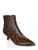 Кожаные ботильоны BIBI LOU 501T91VK с леопардовым принтом