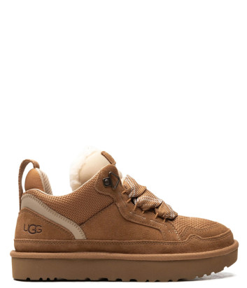 Замшевые кроссовки на меху UGG Lowmel 1144032 рыжие
